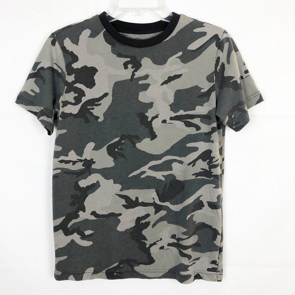 Boys' Camouflage Short Sleeve Tee Boys Size 16